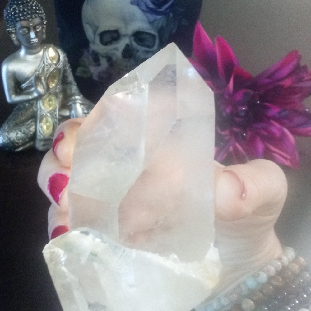 Clear Quartz Point From Brazil - Picture 6 of 15